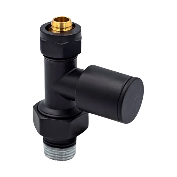 Warma 16x2 Rakorlu Pex Siyah Düz Radyatör Ve Havlupan Vanası ürün görseli