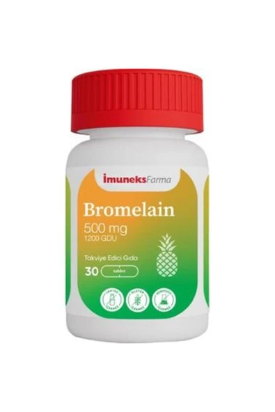 Farma Bromelain Takviye Edici Gıda 500 Mg 30 Tablet