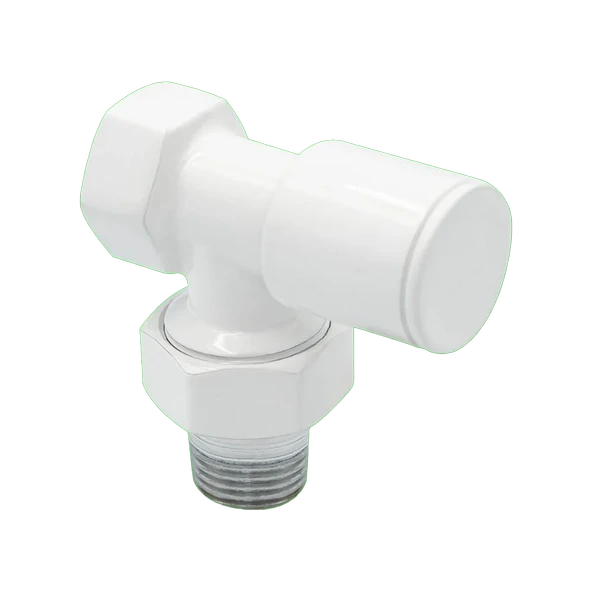 Warma 1/2 Beyaz Köşe Radyatör Ve Havlupan Vanası