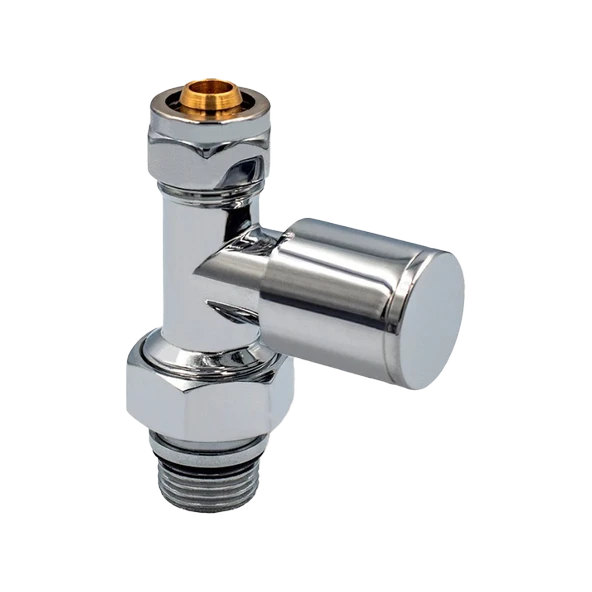 Warma 16x2 Rakorlu Pex Krom Düz Radyatör Ve Havlupan Vanası ürün görseli