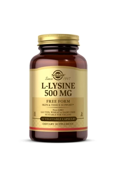 L-lysine 500 Mg 50 Kapsül ürün görseli 1