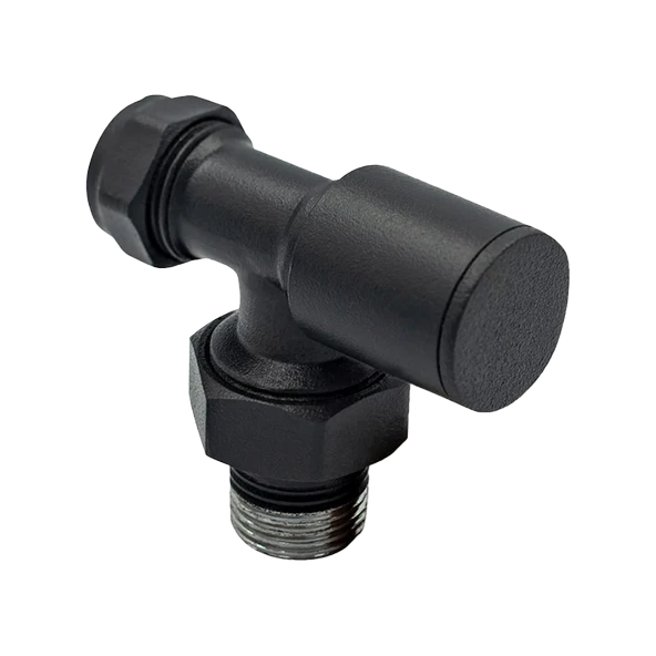 Warma 1/2 Siyah Köşe Radyatör Ve Havlupan Vanası ürün görseli