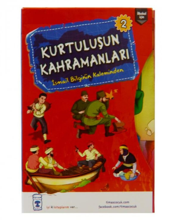 Kurtuluşun Kahramanları - 2 Kitap Seti Timaş Çocuk