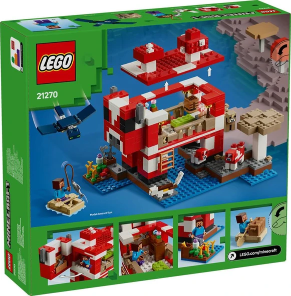 LEGO Minecraft 21270 The Mooshroom House - 2