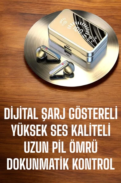 Bluetooth Bağlantılı Dijital Göstergeli Yüksek Ses Kaliteli Kulaklık - 2