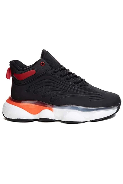 Celira Gcl Siyah Beyaz Erkek Basket Sneaker Spor Ayakkabı