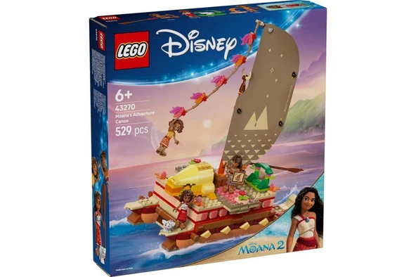 LEGO Disney 43270 Moana's Adventure Canoe