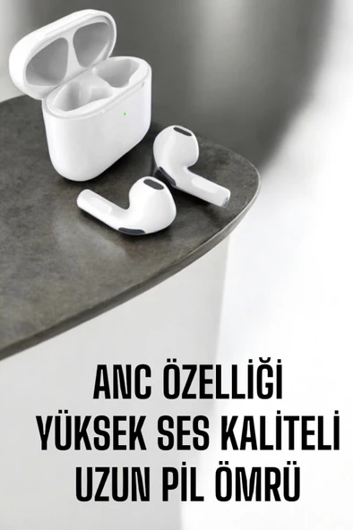 Yeni Nesil Pro Bluetooth Kulaklık Uzun Pil Ömrü Beyaz - 2