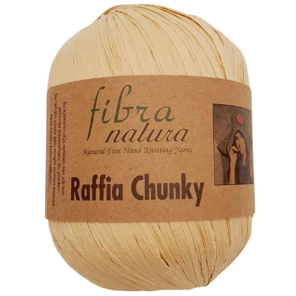 Nusrat Bilişim Çanta Aksesuar Himalaya Rafya Fibra Natura Raffia Chunky 114-17