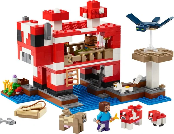 LEGO Minecraft 21270 The Mooshroom House - 3