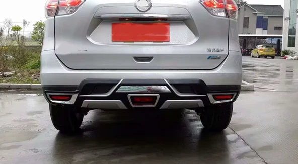 Nissan X-Trail  2014 2017 Uyumlu Ön Arka Tampon Koruyucu Difüzör - Resim 3