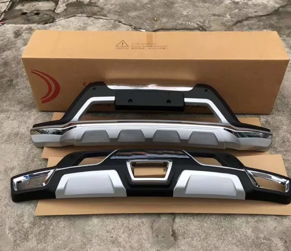 Nissan X-Trail  2014 2017 Uyumlu Ön Arka Tampon Koruyucu Difüzör - Resim 4