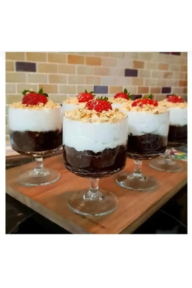 Magnolia Magnolya , Puding Ve Dondurma Kasesi 6'lı Mika Ayaklı ( Cam Değildir ) - 3