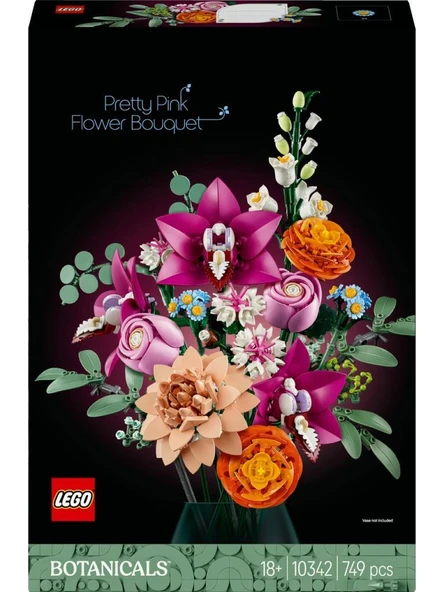Lego Botanicals Pembe Çiçek Buketi 10342 - 3