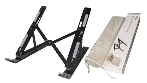Frisby FNC-5150st 10"-15.6" Katlabilir Aliminyum Döküm Notebook Standı (Kılıf Hediyeli) - Resim 2