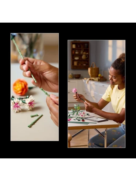 Lego Botanicals Pembe Çiçek Buketi 10342 - 6