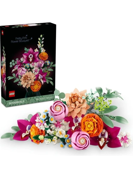 Lego Botanicals Pembe Çiçek Buketi 10342