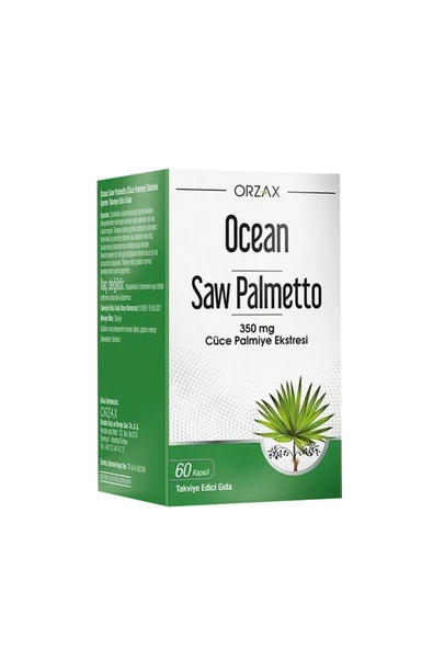 Orzax Ocean Saw Palmetto 60 Kapsül.