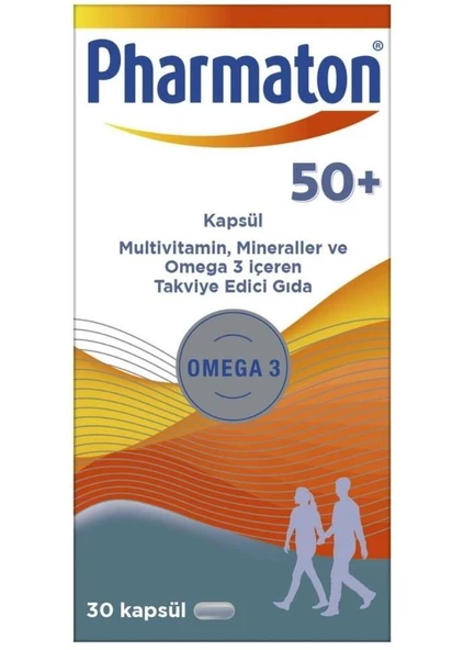 Pharmaton 50 Plus 30 Kapsül ürün görseli