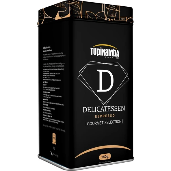 Tupinamba Delicatessen Öğütülmüş %100 Natural Espresso Kahve 250G. - 2