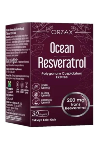 Ocean Resveratrol 200 mg 30 Kapsül