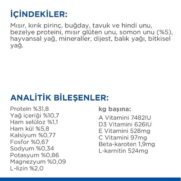 Hills Somonlu Kısırlaştırılmış Yetişkin Kedi Maması 1.5 Kg - 4