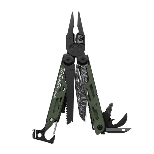 LEATHERMAN SİGNAL GREEN TOPO BLADE MULTİ TOOL