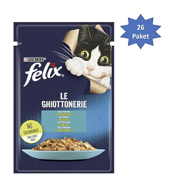Felix Ton Balıklı 85 gr 26'lı Yetişkin Kedi Yaş Maması