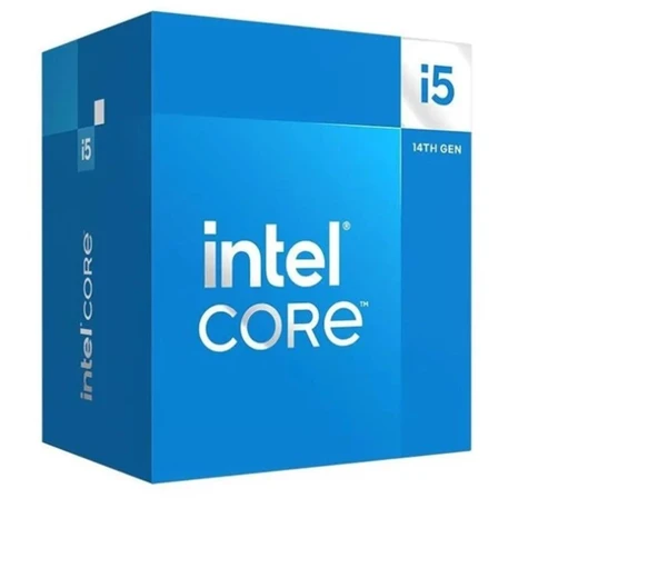 Intel Core i5 14400 29.5MB 10çekirdekli O-B UHD VGA 1700p 65w Kutulu+Fanlı İşlemci ürün görseli 1