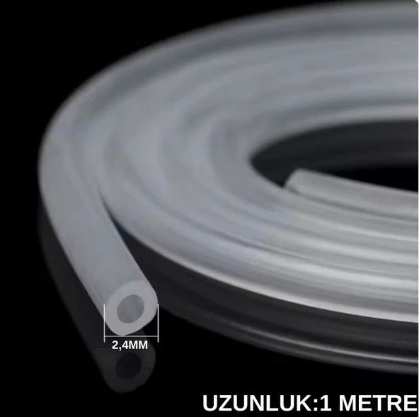 BENZİN HORTUMU 2,4 MM 1 METRE ürün görseli 1