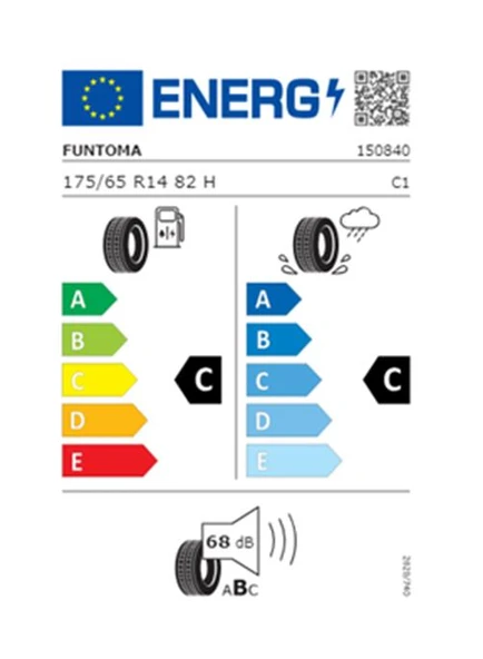 Funtoma 175/65 R14 TL 82H ROADFUN Yaz Lastiği (Üretim Tarihi:2025) - 2