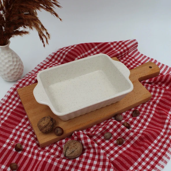 Arna Seramik Fırın Kabı Yanmaz Yapışmaz 22 Cm - 3