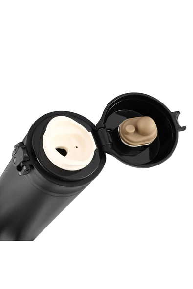 Lumin Flask Lumin Sızdırmaz Vakumlu Çift Katmanlı Mug Paslanmaz Çelik Termos 500 Ml Mavi / Siyah - 5