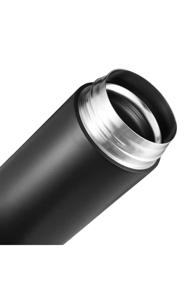 Lumin Flask Lumin Sızdırmaz Vakumlu Çift Katmanlı Mug Paslanmaz Çelik Termos 500 Ml Mavi / Siyah - 6