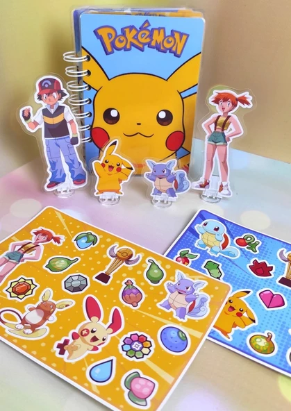 Cırt cırtlı Pokemon Aktivite Seti - 5