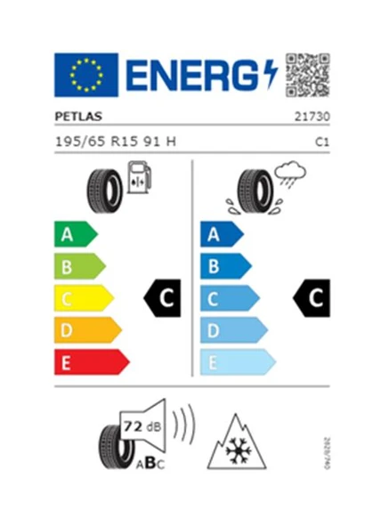 Petlas 195/65 R15 TL 91H MULTI ACTION PT565 Dört Mevsim Lastiği (Üretim Tarihi:2025) - 2