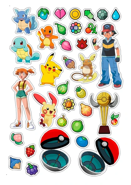 Cırt cırtlı Pokemon Aktivite Seti - 3