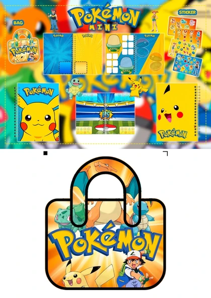 Cırt cırtlı Pokemon Aktivite Seti - 4