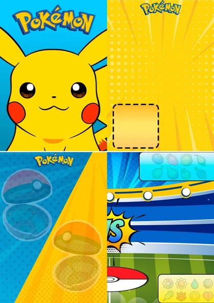 Cırt cırtlı Pokemon Aktivite Seti - 2