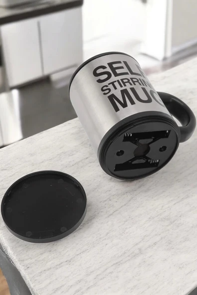 Mikser Kupa Yazılı Mug Bardak Karıştırma Özelliği - 6