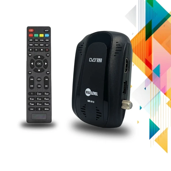 Hd Uydu Alıcı Tgks'li Mpeg4 Hd Tak Kullan Alıcı Göz Wifi Uyumlu Maxlevel MR-810 - 3