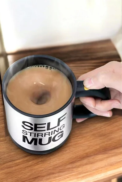 Mikser Kupa Yazılı Mug Bardak Karıştırma Özelliği - 2