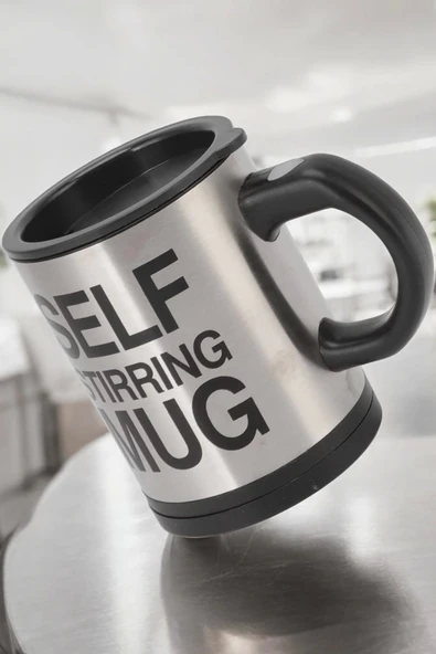 Mikser Kupa Yazılı Mug Bardak Karıştırma Özelliği - 4