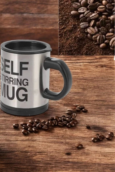 Mikser Kupa Yazılı Mug Bardak Karıştırma Özelliği - 3