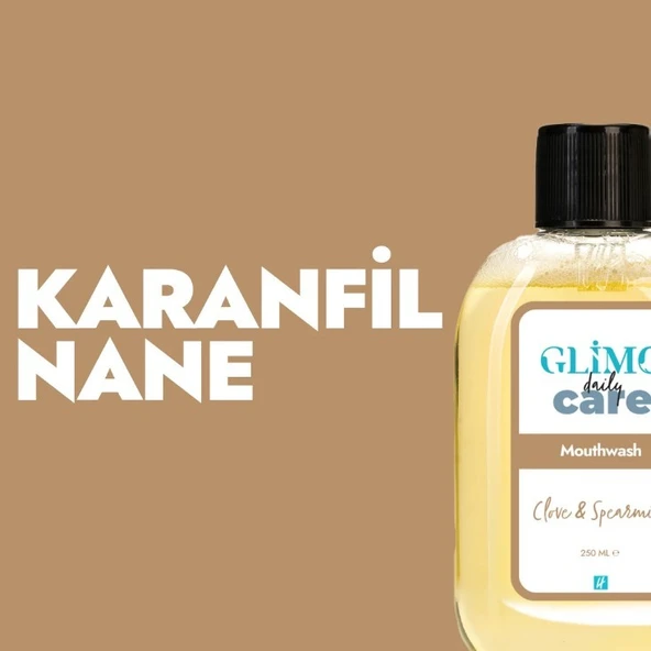 Glimo Daily Care Ağız Bakım Suyu Karanfil Bahçe Nanesi 250 ml - 2