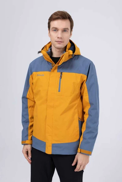 2AS ELBRUZ MAN 3 in 1 JACKET GOLD/ BLUE - Resim 2