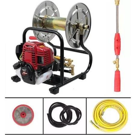 Gardenpro GP-900/4T Makaralı 4 Zamanlı İlaçlama Makinesi 25 Mt Hortum