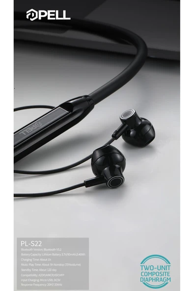 S22 Bluetooth 5.2 Sport Kulakiçi Kulaklık - Resim 6