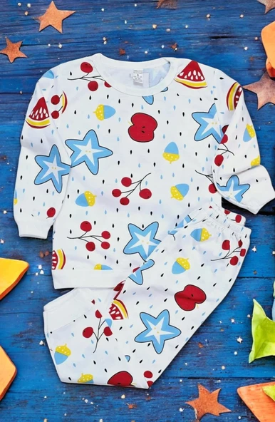 Deniz Yıldızı Kız Bebek Pijama Takım - 4
