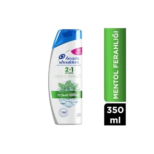 Head & Shoulders Mentol Ferahlığı 2'si 1 Arada Kepeğe Karşı Etkili 350 ml Mentol Ferahlığı 2'si 1 Ar